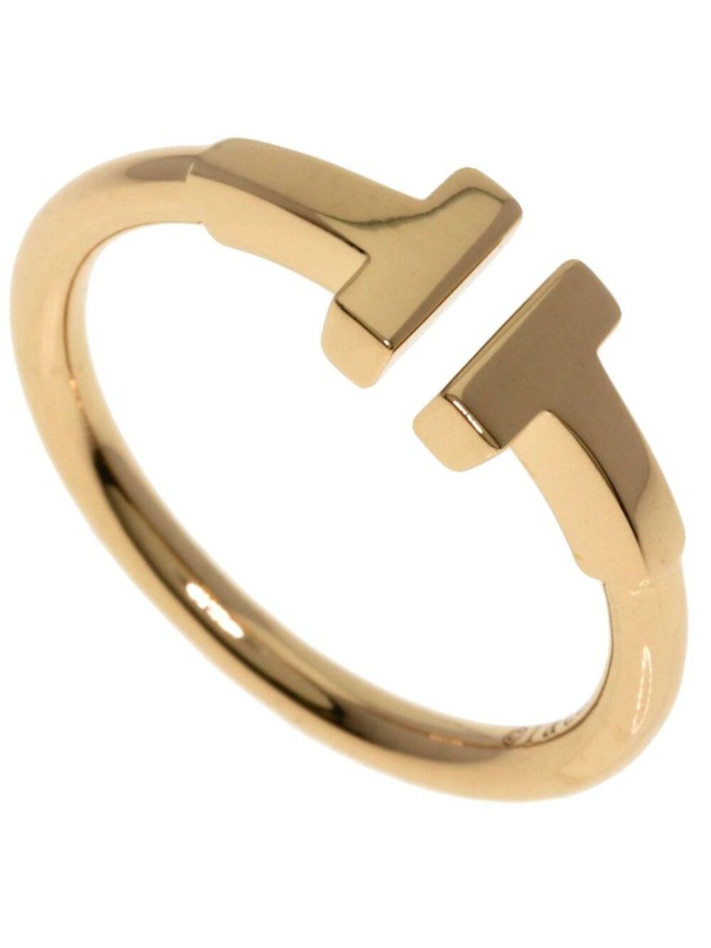 Tiffany & Co T Wire Ring 18k Pink Gold